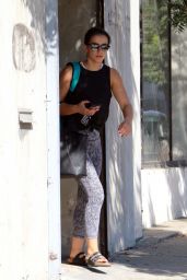 Victoria Arlen in Tights - Leaving the Dance Practice in Los Angeles 10/15/2017