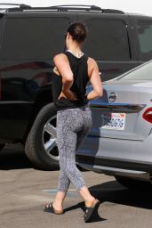 Victoria Arlen in Tights - Leaving the Dance Practice in Los Angeles 10/15/2017