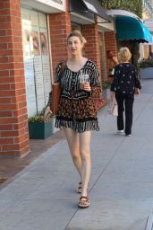 Whitney Port Leggy in Shorts - Leaves a Salon in Beverly Hills 10/24/2017