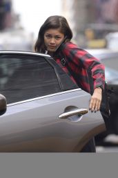 Zendaya Coleman Without Make-Up - Outside Her Hotel in New York 10/07/2017