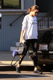 Alessandra Ambrosio Street Style - Out in Los Angeles 11/26/2017