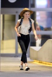Amber Heard in Travel Outfit - LAX Airport in Los Angeles 11/16/2017