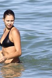 Ana Galkova in Bikini - Beach in Miami 11/19/2017