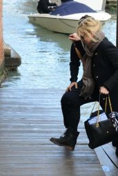Anna Faris - Arriving in Venice, Italy 11/14/2017