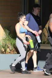 Ariel Winter in Gym Ready Outfit With Levi Meaden Out in LA 11/25/2017