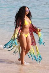 Ashanti in Bikini on a Beach in Hawaii 11/21/2017