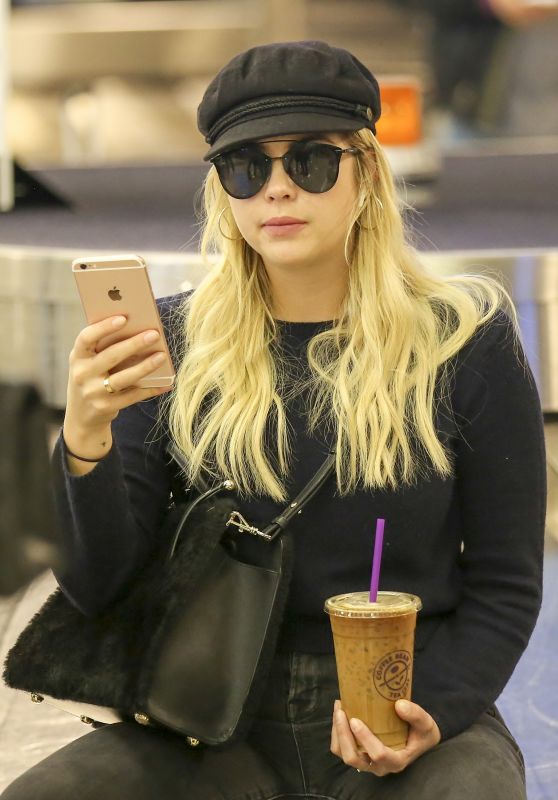 Ashley Benson at LAX Airport in LA 11/22/2017