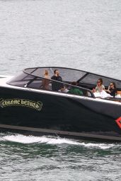 Bella Hadid and Hailey Baldwin - Go On a Boat Ride in Miami 11/27/2017