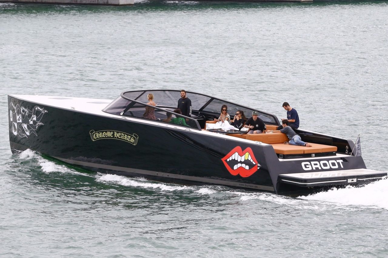 Bella Hadid and Hailey Baldwin - Go On a Boat Ride in 