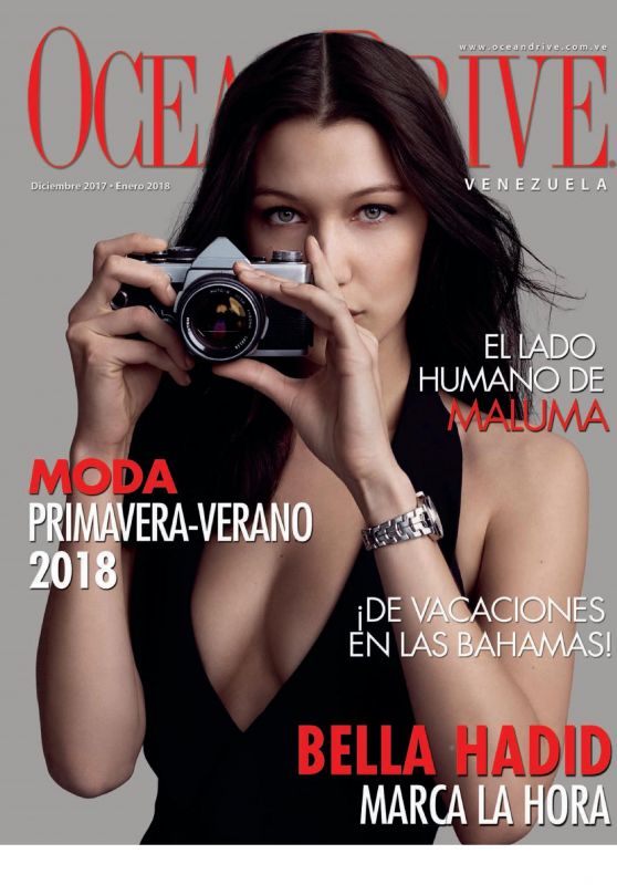 Bella Hadid - Ocean Drive Magazine Venezuela December 2017/ January 2018 Issue