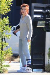 Bella Thorne - Arriving Home in Studio City 11/06/2017