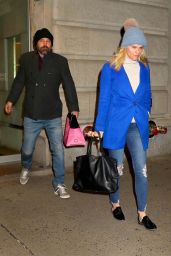 Ben Affleck With His Girlfriend Lindsay Shookus at Mr. Chow in New York City, November 2017