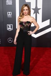Caity Lotz – “Justice League” Red Carpet in Los Angeles