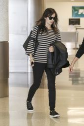 Camilla Belle With Her Mother - LAX Airport in Los Angeles 11/13/2017