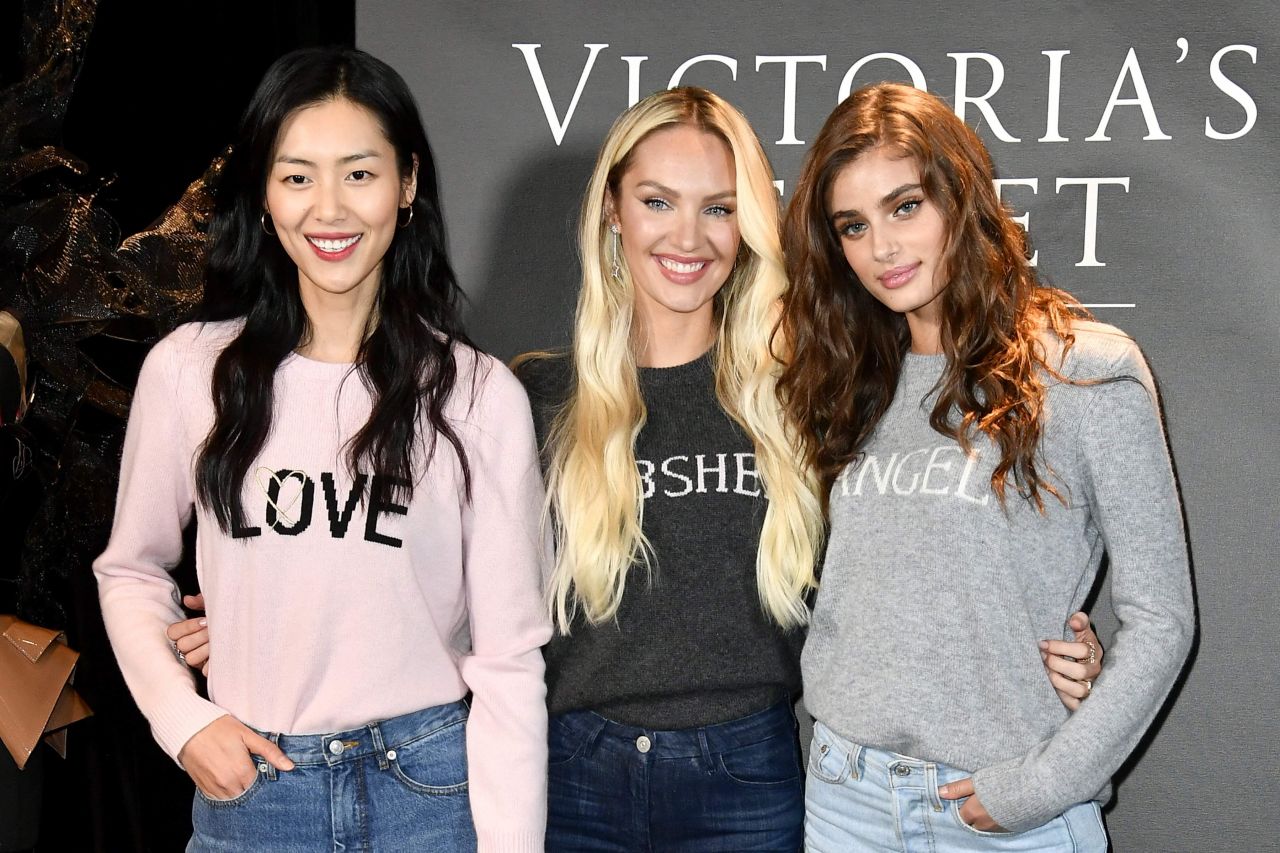 Candice Swanepoel, Taylor Marie Hill and Liu Wen - Victoria's Secret