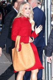 Carrie Underwood at "Good Morning America"in New York City 11/02/2017