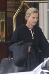 Charlize Theron - Leaving Her Hotel in Montreal, Canada 11/08/2017
