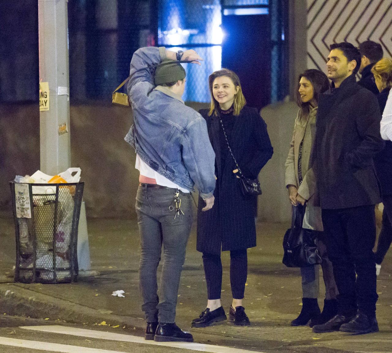 Chloe Grace Moretz With Brooklyn Beckham in NYC 11/14/2017 • CelebMafia