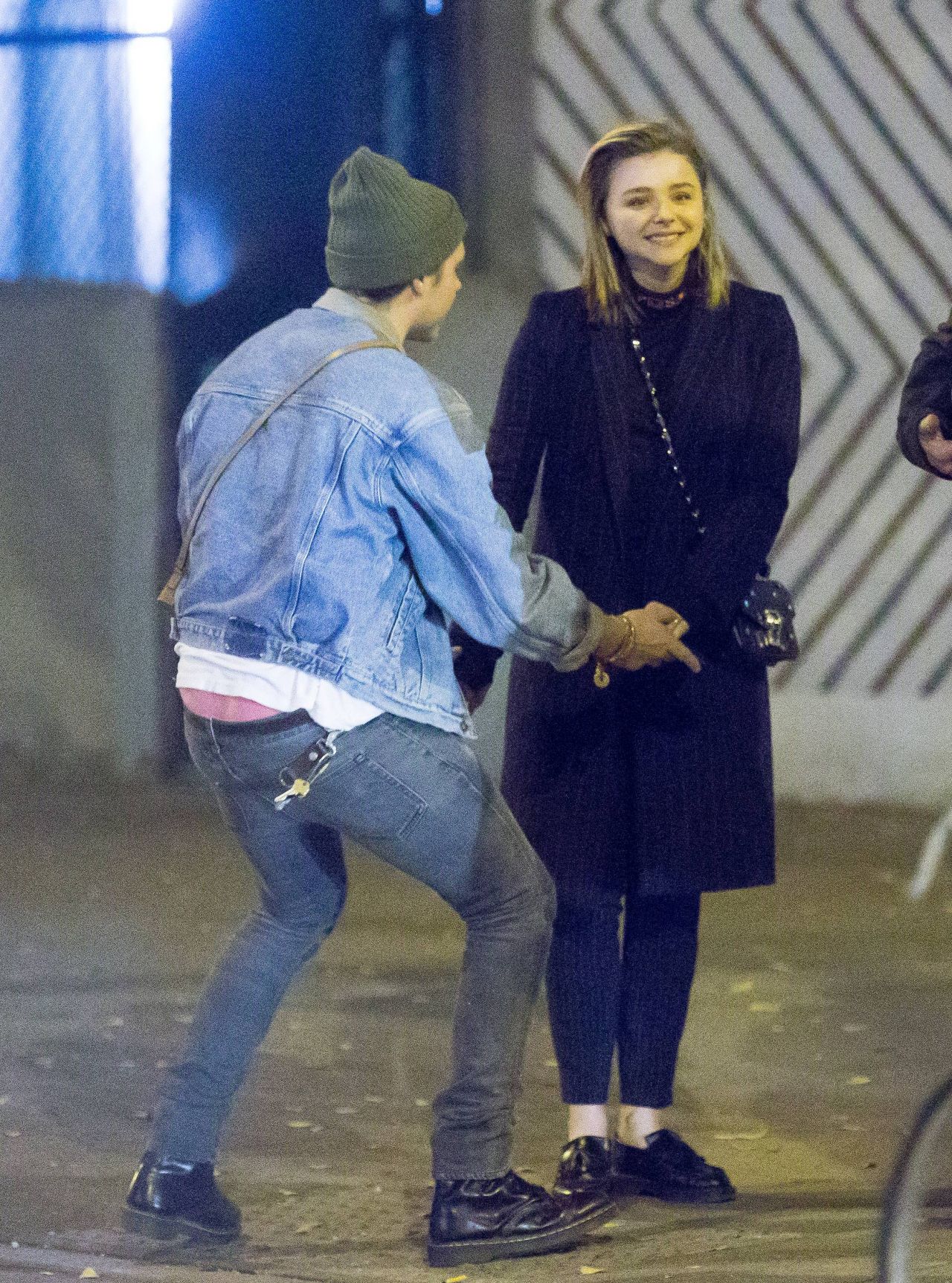 Chloe Grace Moretz With Brooklyn Beckham in NYC 11/14/2017 • CelebMafia