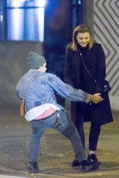 Chloe Grace Moretz - Romantic Date With Brooklyn Beckham in NYC 11/09/2017