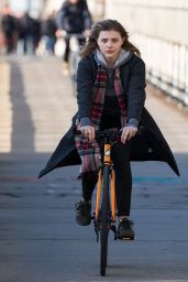 Chloe Grace Moretz - "The Widow" Movie Set in NYC 11/12/2017