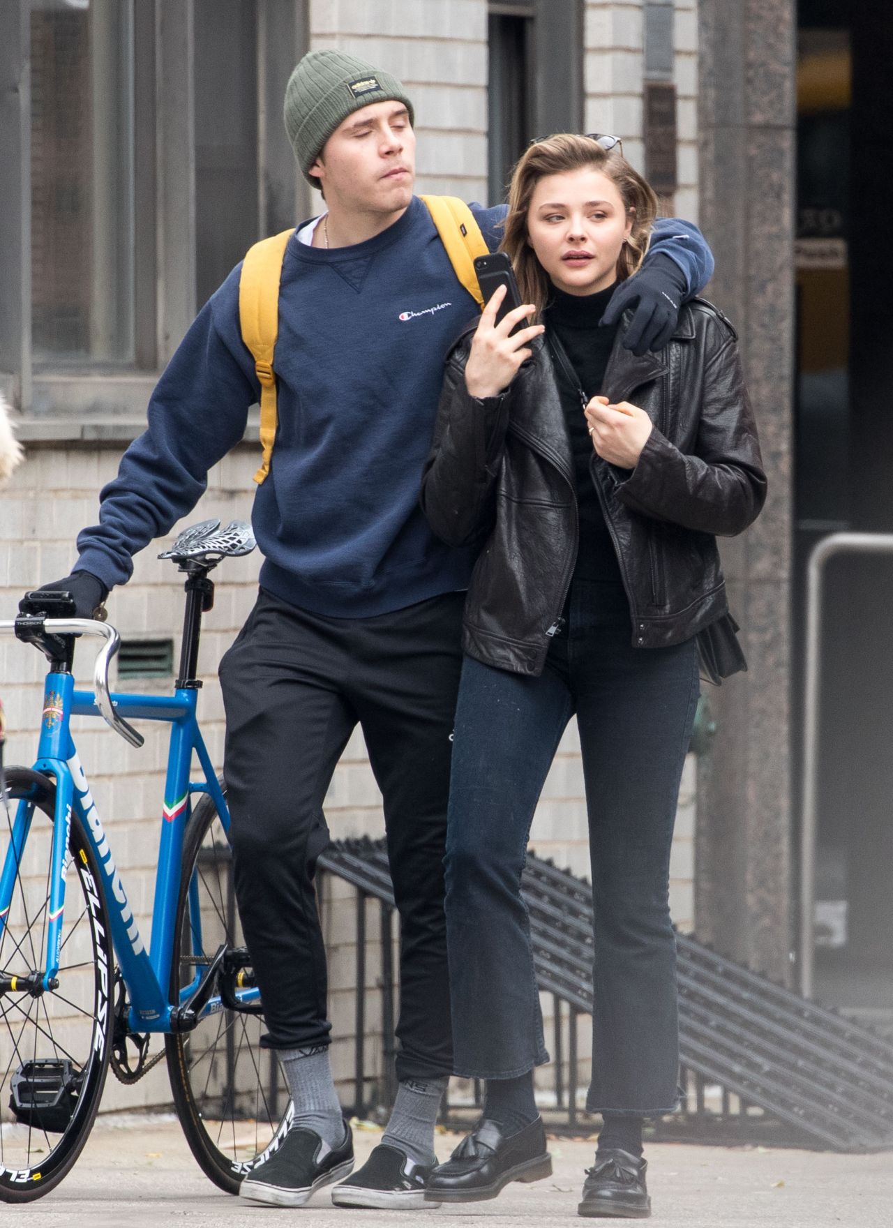 Chloe Grace Moretz and Brooklyn Beckham touch down at JFK airport in New  York City