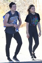 Chloe Moretz and Brooklyn Beckham - Hike in Santa Barbara 11/26/2017