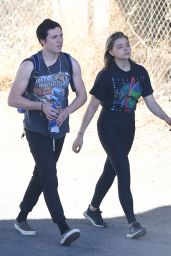 Chloe Moretz and Brooklyn Beckham - Hike in Santa Barbara 11/26/2017