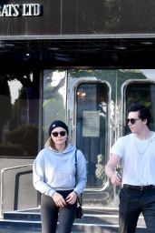 Chloe Moretz and Brooklyn Beckham - Leave XIV Karats Jewelry Store in