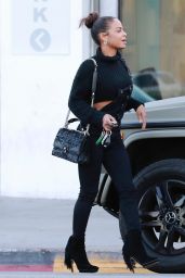 Christina Milian Urban Street Style - Out in Los Angeles 11/19/2017