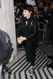Claire Foy - Arrives at "BBC Radio Two" Studios in London 11/24/2017