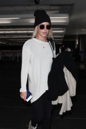 Claire Holt - LAX Airport in Los Angeles 11/29/2017