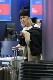 Claire Holt - LAX Airport in Los Angeles 11/29/2017