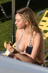 Corinne Olympios in Bikini by the Pool in Miami 11/26/2017