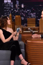 Daisy Ridley Appeared on The Tonight Show Starring Jimmy Fallon in NYC