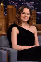 Daisy Ridley Appeared on The Tonight Show Starring Jimmy Fallon in NYC