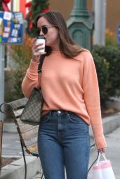 Dakota Johnson Drinks Coffee - Out in LA 11/12/2017