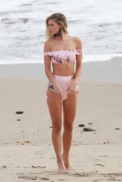 Danielle Knudson in Bikini - Beach Photoshoot in Malibu 11/01/2017