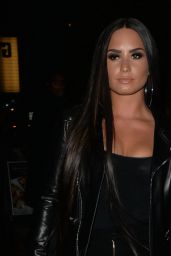 Demi Lovato - Arriving at Wembley Stadium in London 11/14/2017