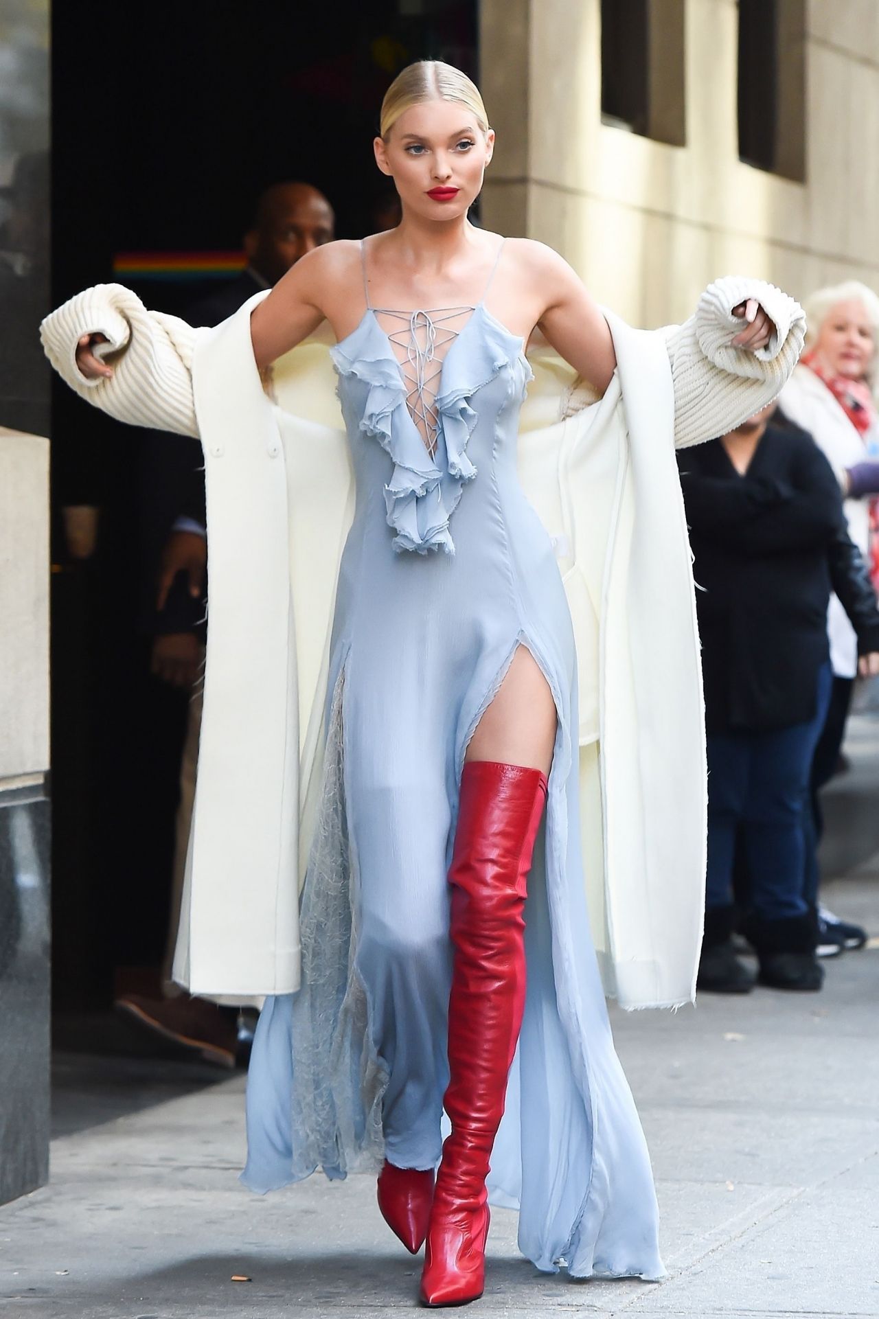 Elsa Hosk Fashion - Wendy Williams Show in NYC • CelebMafia
