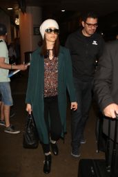 Emmy Rossum at LAX Airport in Los Angeles 11/19/2017