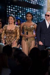 Fifth Harmony and Pitbull Performs Live at "Dancing With The Stars" Semi-Finals in Los Angeles 11/20/2017