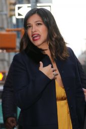 Gina Rodriguez - Outside Build Series in NYC 11/06/2017
