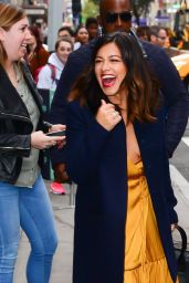 Gina Rodriguez - Outside Build Series in NYC 11/06/2017