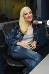 Gwen Stefani Appeared on SiriusXM Studios in NYC 11/21/2017