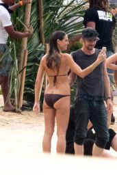 Heidi Klum in Bikini - Beach in Dominican Republic 11/07/2017