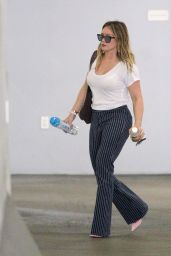 Hilary Duff Casual Style - Visiting an Office in Beverly Hills