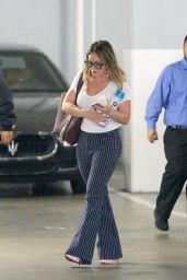 Hilary Duff Casual Style - Visiting an Office in Beverly Hills