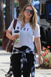 Hilary Duff - Hits the Gym in Studio City 11/17/2017