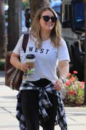 Hilary Duff - Hits the Gym in Studio City 11/17/2017